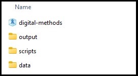 Recommended folder structure for R